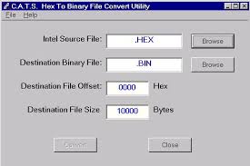 Intel Hex to Binary Converter